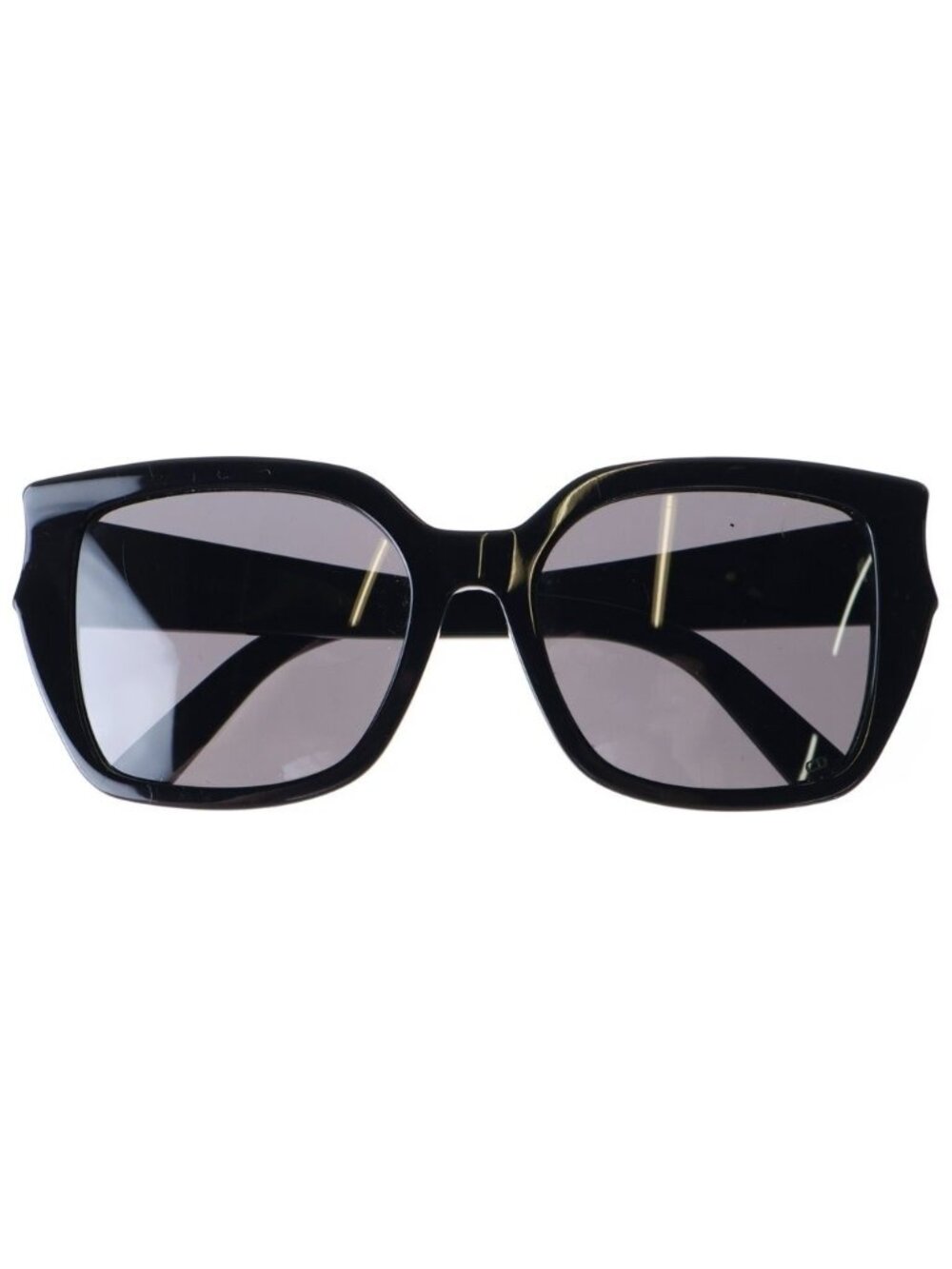 Dior Glow CD Logo Square Frame Sunglasses Eyewear 54 Black